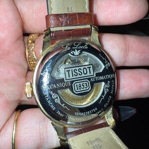Tissot 1853 la Locle Gold and Brown Automatic Watch